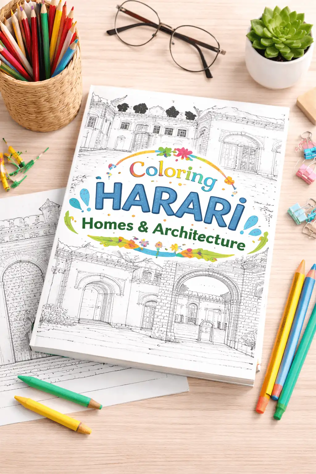 Harari Homes and Architecture Coloring Book